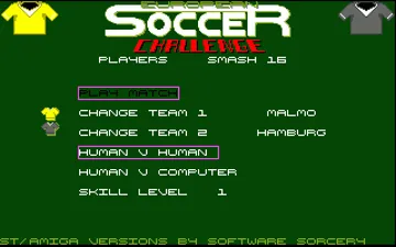 European Soccer Challenge screen shot title